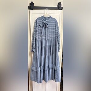 Dainty Jewells blue Ruffled Tiered Sundress